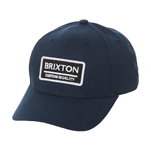 Brixton Palmer Proper MP Snapback Hat - Washed Navy