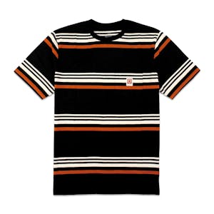 Brixton Hilt Beta Pocket Knit T-Shirt - Black/Beige