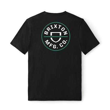 Brixton Crest X T-Shirt - Black