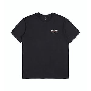 Brixton Palmer Line T-Shirt - Worn Wash Black