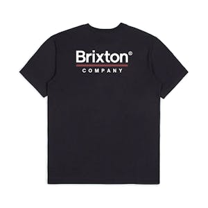 Brixton Palmer Line T-Shirt - Worn Wash Black