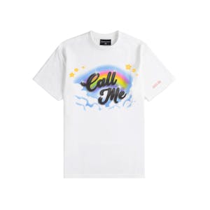 Call Me 917 Airbrush T-Shirt - White
