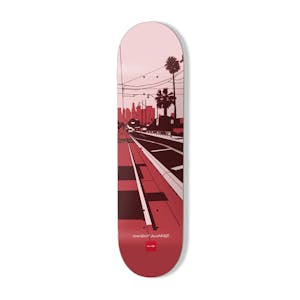 Chocolate Alvarez City Art 23 8.25” Skateboard Deck - Red