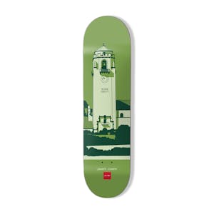 Chocolate Capps City Art 23 8.5” Skateboard Deck - Green