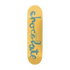 Chocolate Alvarez OG Chunk 8.25” Skateboard Deck - Yellow