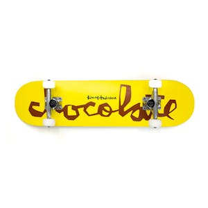 Chocolate Anderson OG Chunk 7.75” Complete Skateboard - Yellow