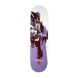 Chocolate Trahan City Art 23 8.5” Skateboard Deck - Purple