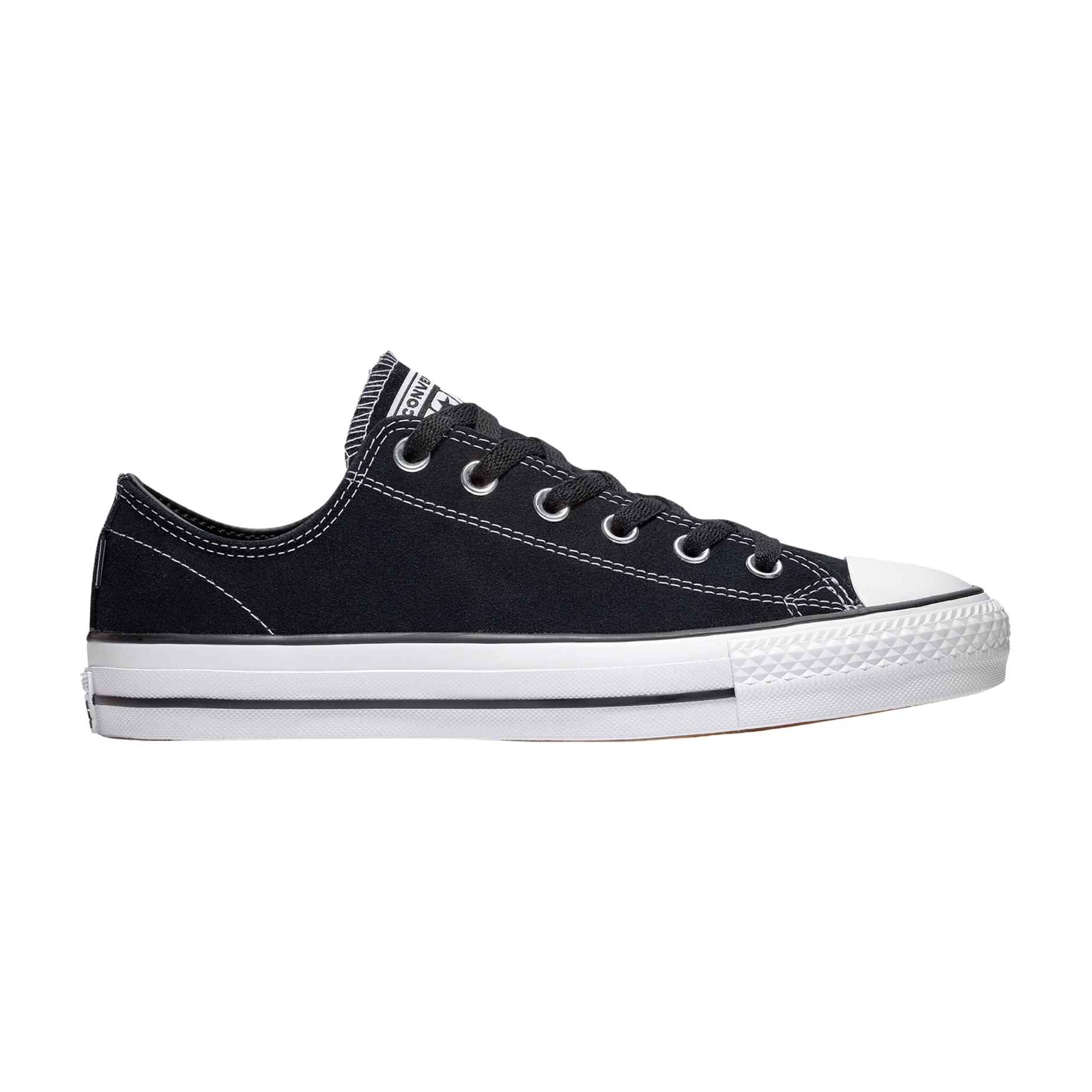Converse CTAS Pro Low Skate Shoe - Black/Black/White | BOARDWORLD