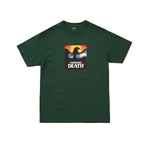 Crawling Death Eagle Eyes T-Shirt - Forest Green
