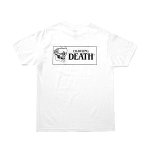 Crawling Death Goggle Skull T-Shirt - White