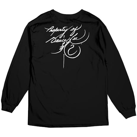 DGK x Bruce Lee Scratch Long Sleeve T-Shirt - Black