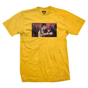 DGK x Bruce Lee Warrior T-Shirt - Gold