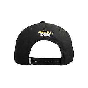 DGK x Bruce Lee Yin Yang Snapback Hat - Black
