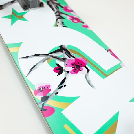 DGK Blossom 7.75” Complete Skateboard - Turquoise