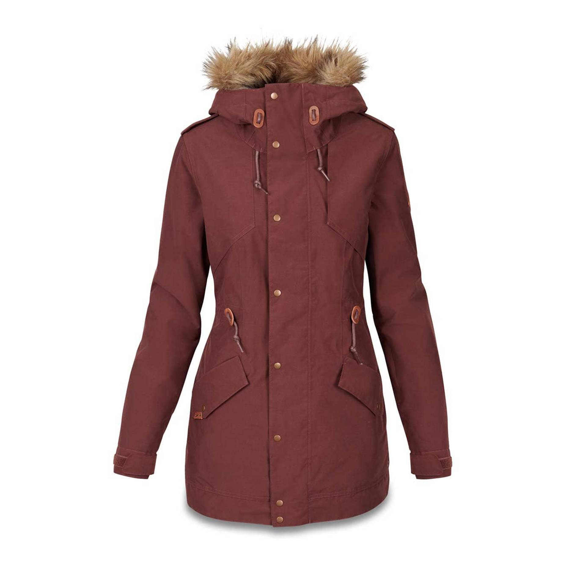 brown womens snowboard jacket