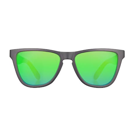 Daybreak Polarised Sunglasses - Jet Black/Green