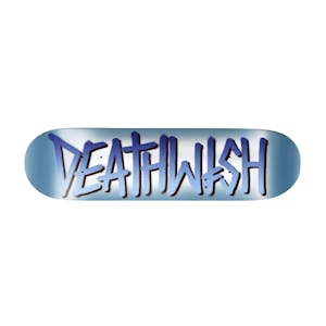 Deathwish Deathspray 8.0” Skateboard Deck - Blue Foil