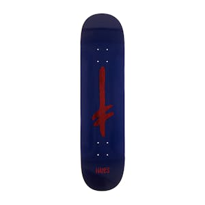 Deathwish Hayes Credo 8.0” Skateboard Deck - Navy/Red Foil