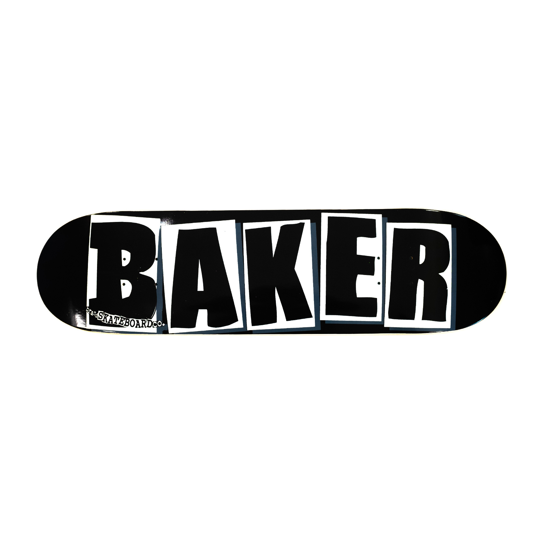 Baker OG Logo Skateboard Deck - Black/White | BOARDWORLD Store