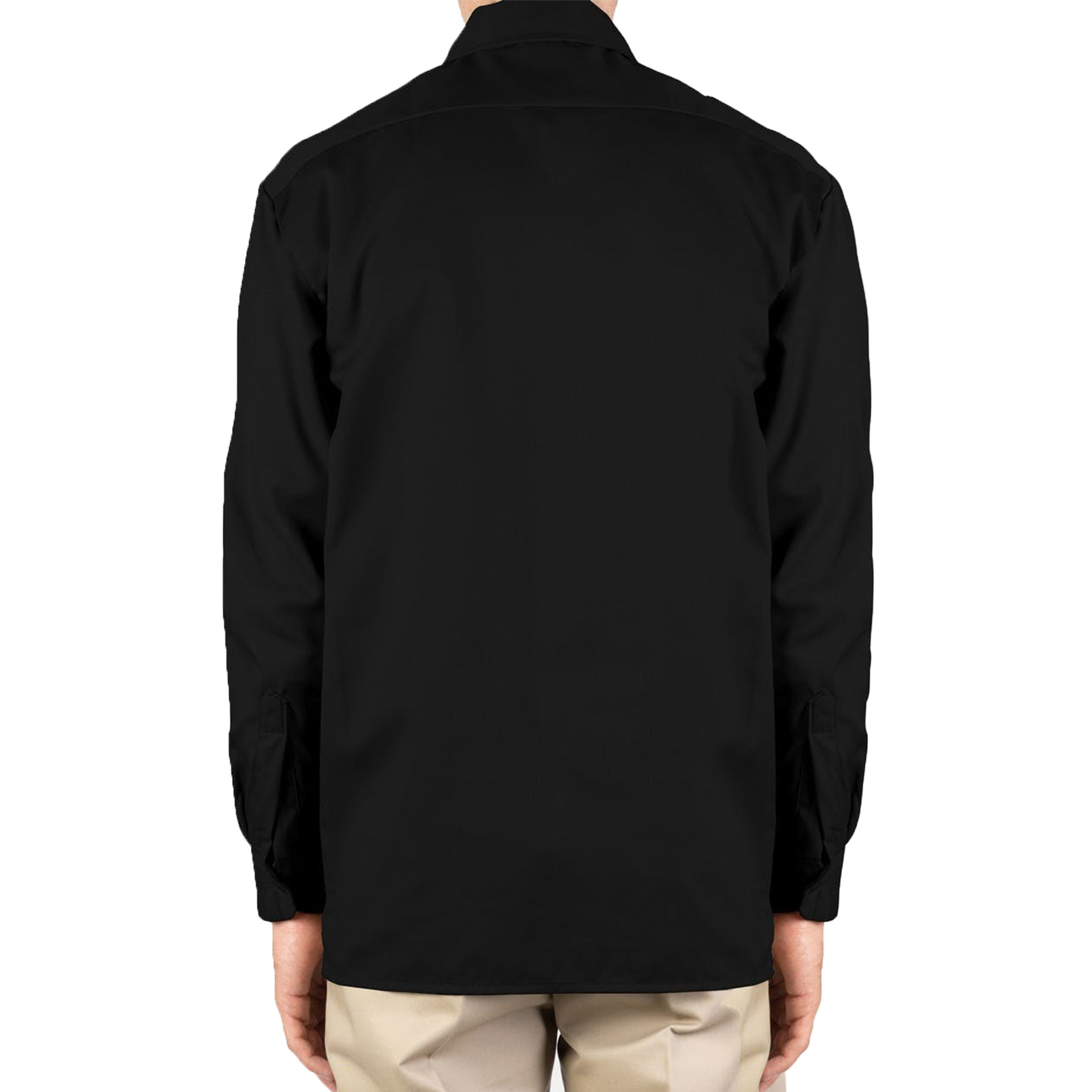 Dickies Long Sleeve Work Shirt Black Boardworld Store