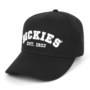 Dickies Origins Curved Peak Snapback Hat - Black