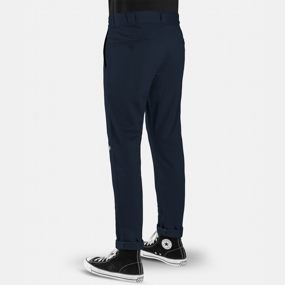 dickies skinny double knee pants