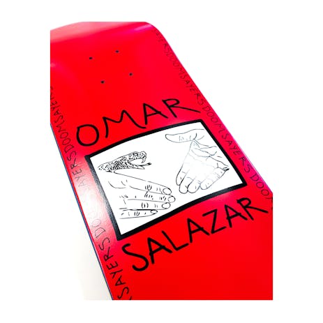Doom Sayers Omar Salazar 8.25” Skateboard Deck - Red