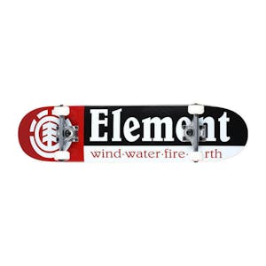 Element Section Complete Skateboard - Black/Red