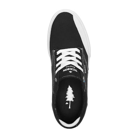 Emerica Dickson Skate Shoe - Black/White