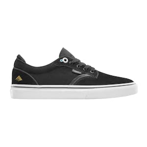 Emerica Dickson Skate Shoe - Black/White/Gold