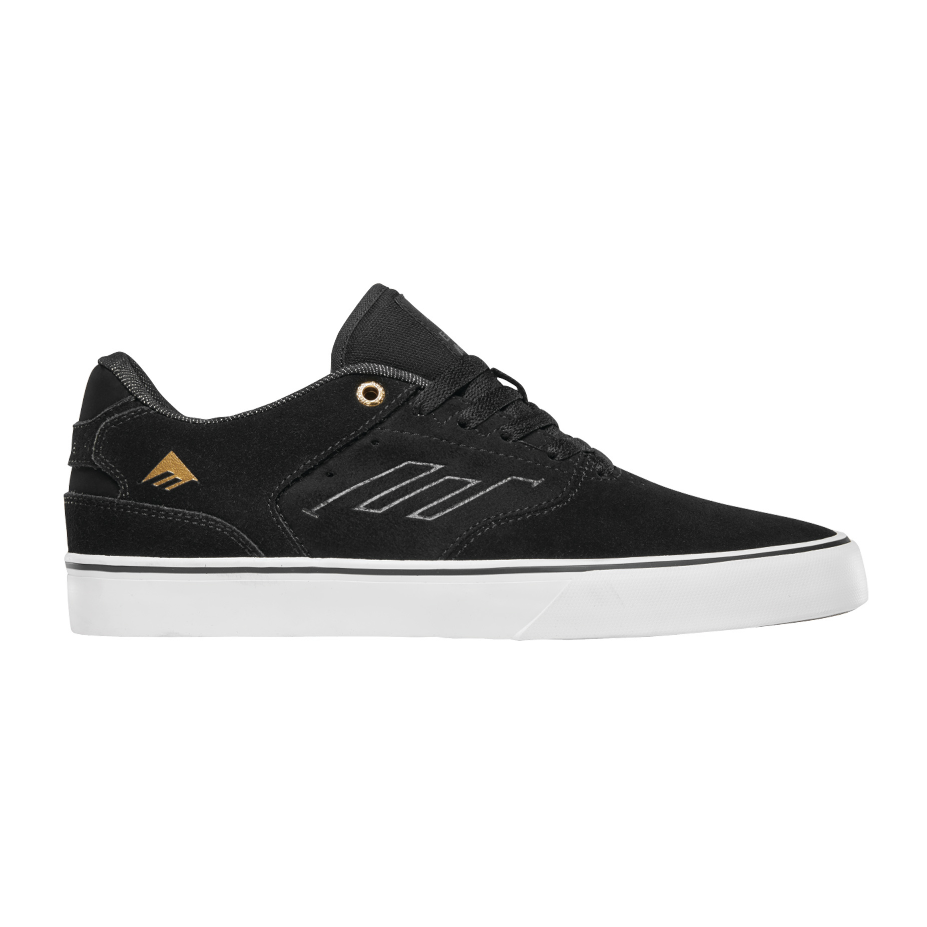 black and gold skate shoes