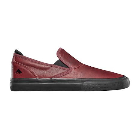 Emerica Wino G6 Slip-On Skate Shoe - Oxblood