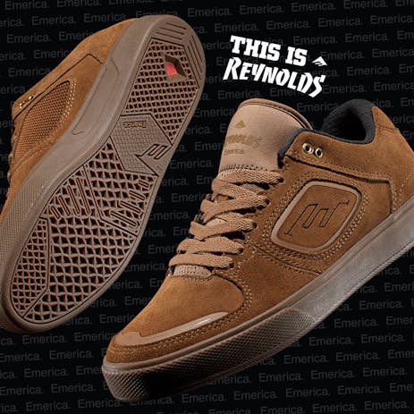 Emerica Reynolds G6 Skate Shoe - Brown / Gum