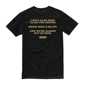 Emerica Drink Beer & Skate T-Shirt - Black