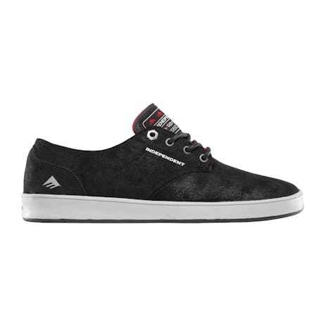 Emerica x Indy Romero Laced Skate Shoe - Black/Grey/Black