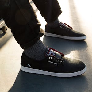 Emerica x Indy Romero Laced Skate Shoe - Black/Grey/Black