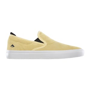 Emerica Wino G6 Slip-On Skate Shoe - Yellow/White