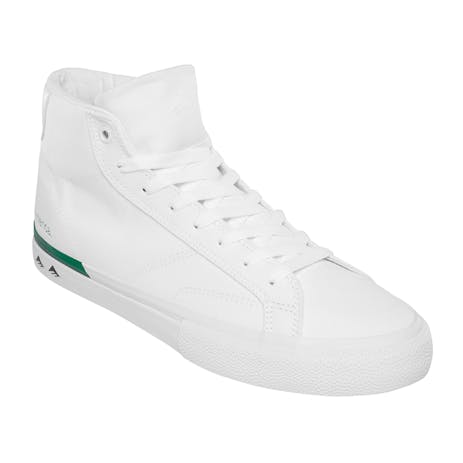 Emerica Omen Hi Skate Shoe - White/Green
