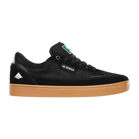 Emerica Gamma Skate Shoe - Black/Gum