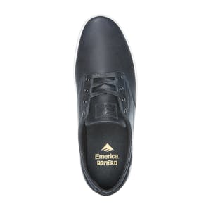 Emerica Romero Laced Skate Shoe - Navy/White Leather