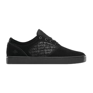Emerica x Baker Figgy Dose Skate Shoe - Black/Black