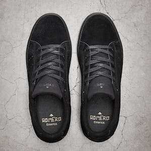 Emerica Americana Skate Shoe - Black/Black/Gum