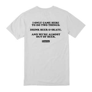 Emerica Drink Beer & Skate T-Shirt - White