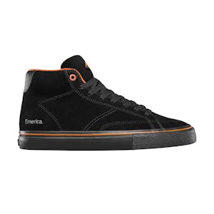 Emerica Omen Hi x Biltwell Skate Shoe - Black