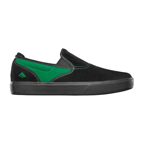 Emerica Wino G6 Slip Cup Skate Shoe - Black/Green