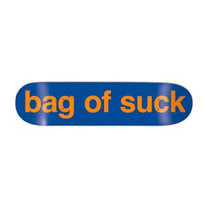 Enjoi Bag of Suck 8.5” Skateboard Deck - Blue