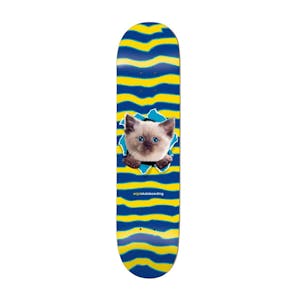 Enjoi Kitten Ripper 8.25” Skateboard Deck - Blue