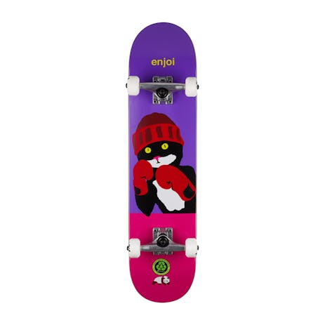 Enjoi Catty Pacqmeow 7.5” Complete Skateboard - Purple/Pink