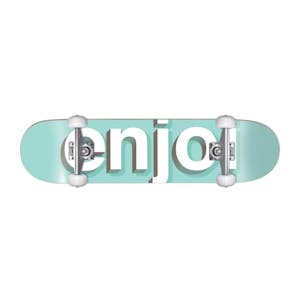 Enjoi Helvetica Neue 8.0” Complete Skateboard - Aqua