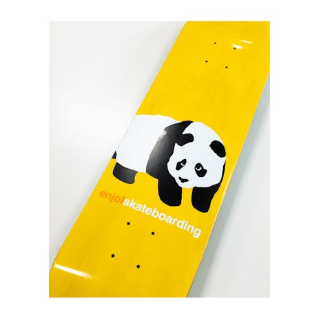 Enjoi Peekaboo Panda 8.0” Skateboard Deck - Yellow